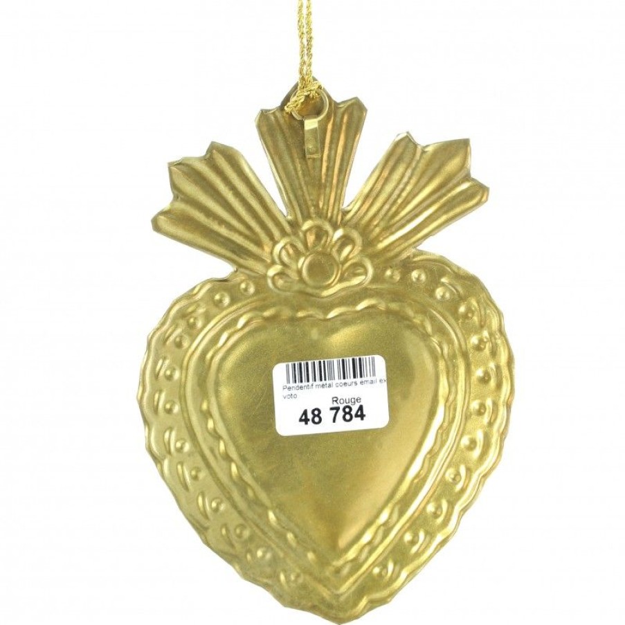 Palais du Rosaire Cadre Religieux | Pendentif Ex-Voto En Metal Dore