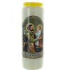 Palais du Rosaire Bougie Neuvaine | Lot De 12 Bougies Neuvaine De Saint Joseph 17,5Cm
