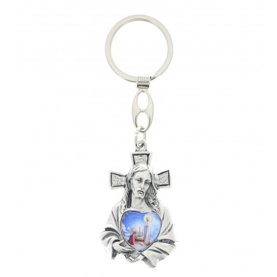 Palais du Rosaire Porte&Cles | Porte Cle Du Christ Et Coeur Apparition