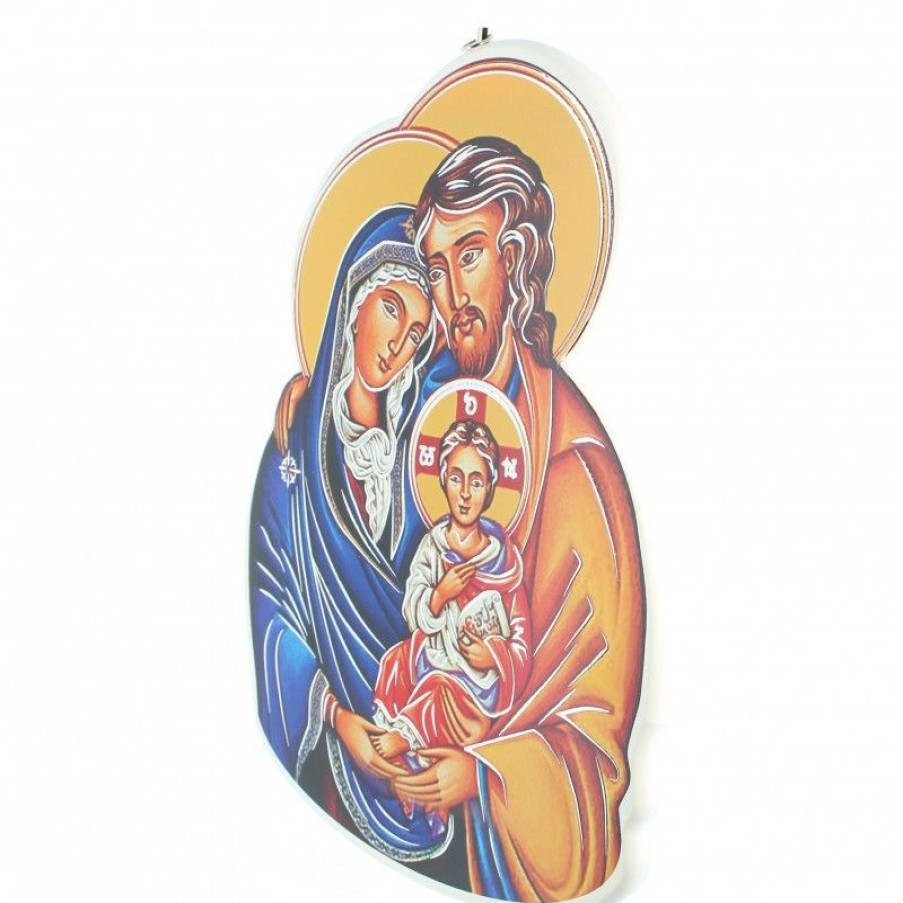 Palais du Rosaire Cadre Religieux | Cadre De La Sainte Famille Type Icone 20X28Cm