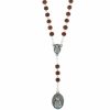 Palais du Rosaire Chapelet Bois | Chapelet Notre Dame Des 7 Douleurs En Bois Marron Avec Priere