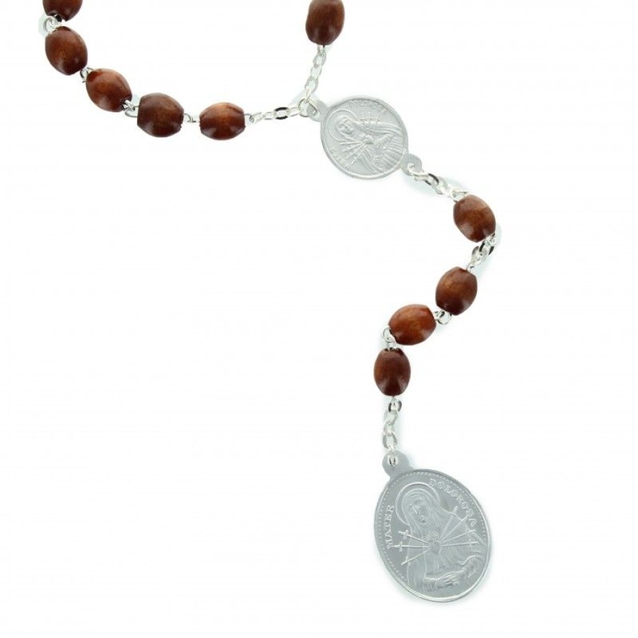 Palais du Rosaire Chapelet Bois | Chapelet Des 5 Plaies Du Christ Grains En Bois