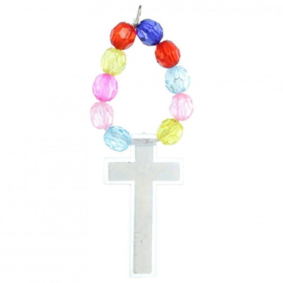 Palais du Rosaire Chapelet Dizainier | Chapelet Dizainier Multicolor Avec Croix Du Christ