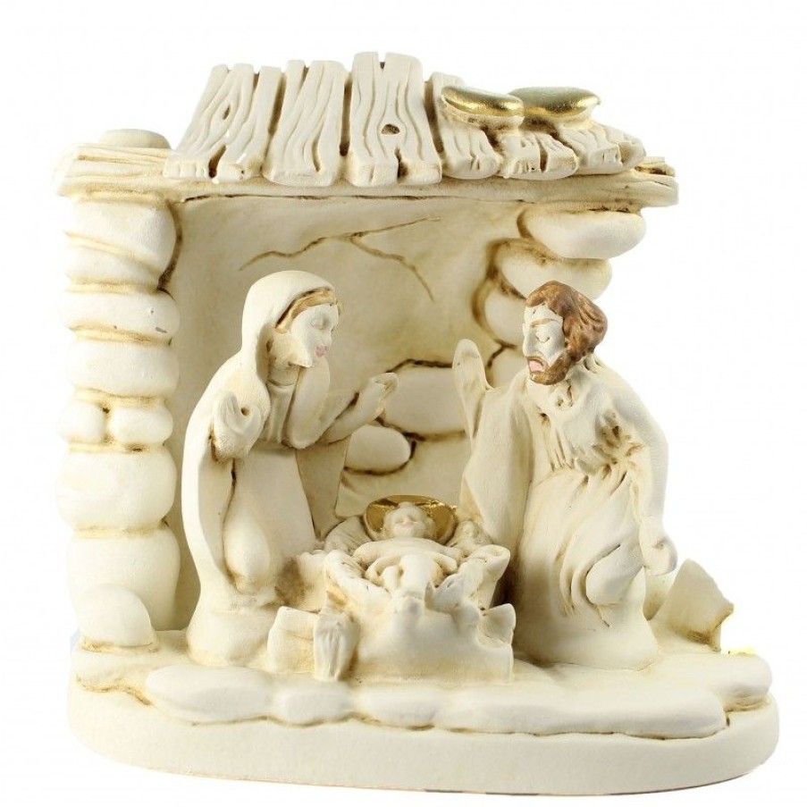Palais du Rosaire Creche | Creche De La Nativite En Resine De 7Cm