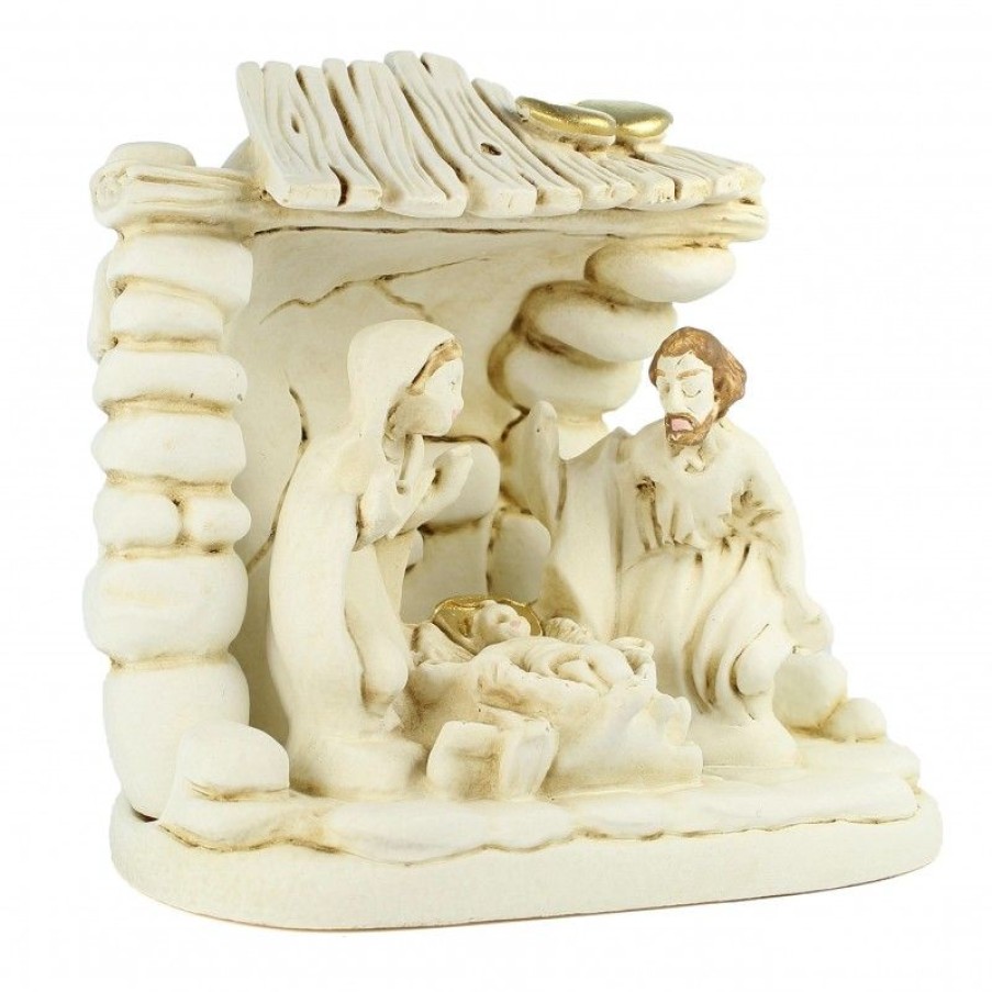 Palais du Rosaire Creche | Creche De La Nativite En Resine De 7Cm