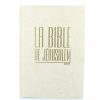 Palais du Rosaire Livre De Priere | Bible De Jerusalem Blanche Et Doree Format Compact 15X20Cm
