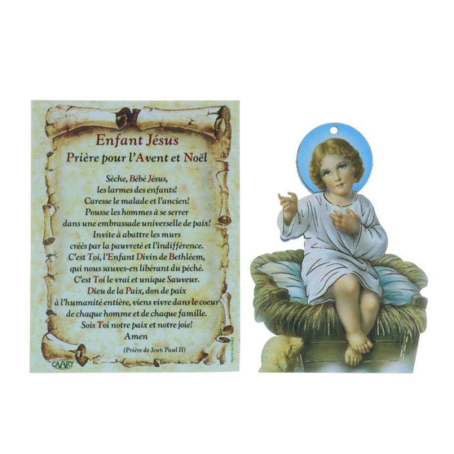Palais du Rosaire Magnet | Magnet De L'Enfant Jesus Avec Priere