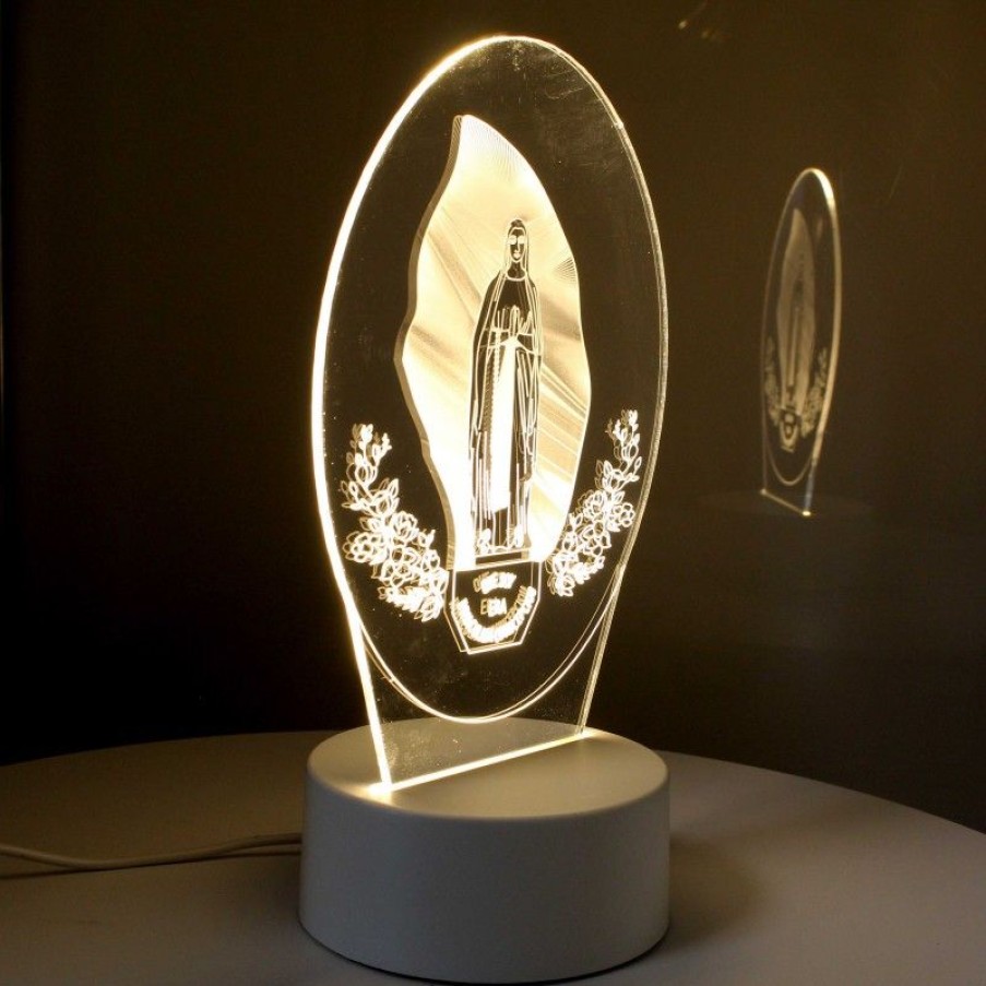 Palais du Rosaire Lampe | Lampe A Led Notre Dame De Lourdes
