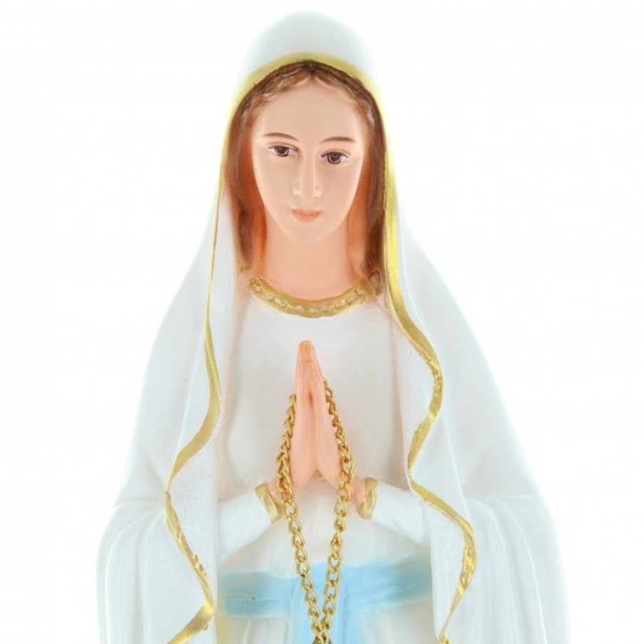 Palais du Rosaire Statue De Notre Dame De Lourdes | Statue Coloree De Notre Dame De Lourdes 40 Cm