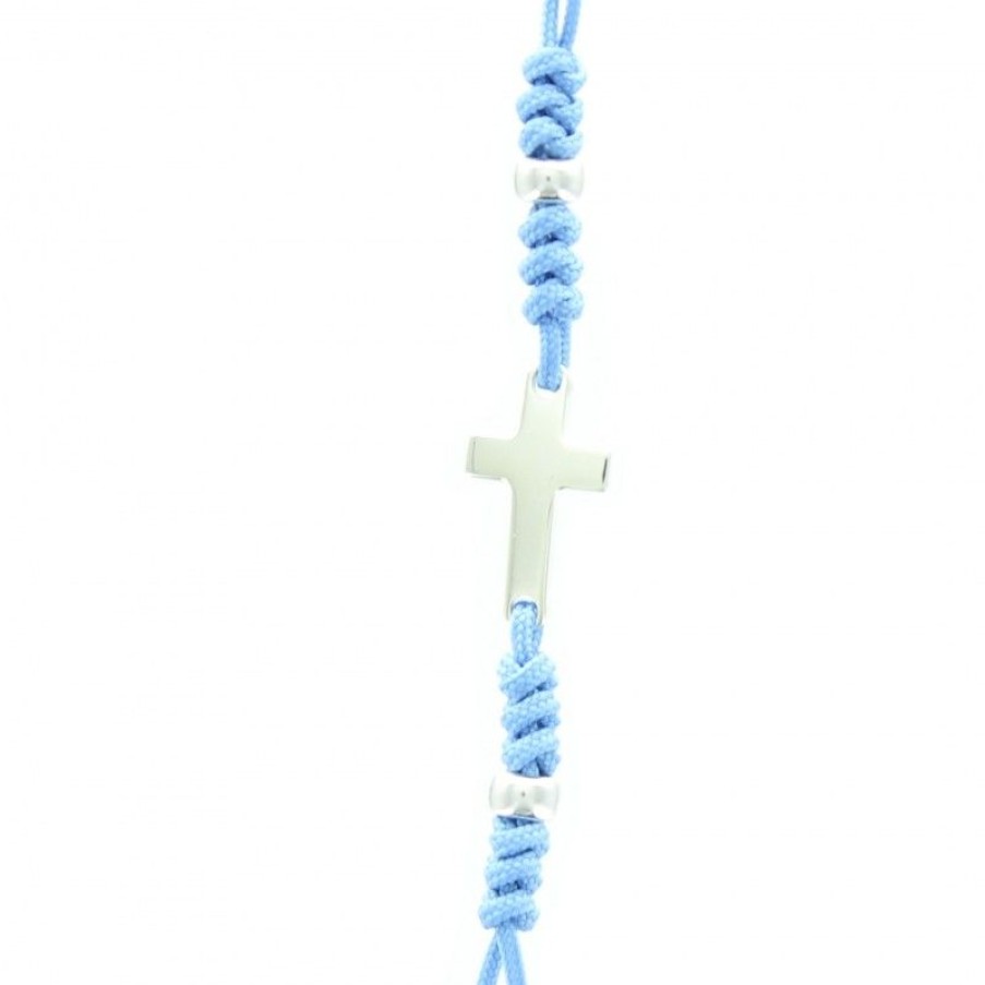 Palais du Rosaire Bracelet Argent | Bracelet Argent Avec Cordon Colore