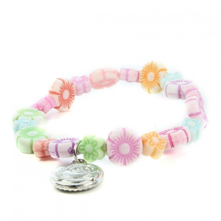 Palais du Rosaire Bracelet Fantaisie | Bracelet Enfant Fleur Multicolores