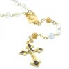 Palais du Rosaire Chapelet Cristal | Chapelet De Lourdes En Cristal Swarovski, Coeur Apparition De Lourdes Et Paters En Forme De Roses