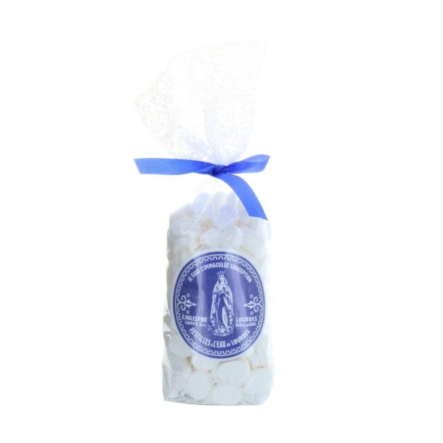 Palais du Rosaire Pastille Menthe A L'Eau De Lourdes | Pastilles Menthe A L'Eau De Lourdes Sachet De 500G