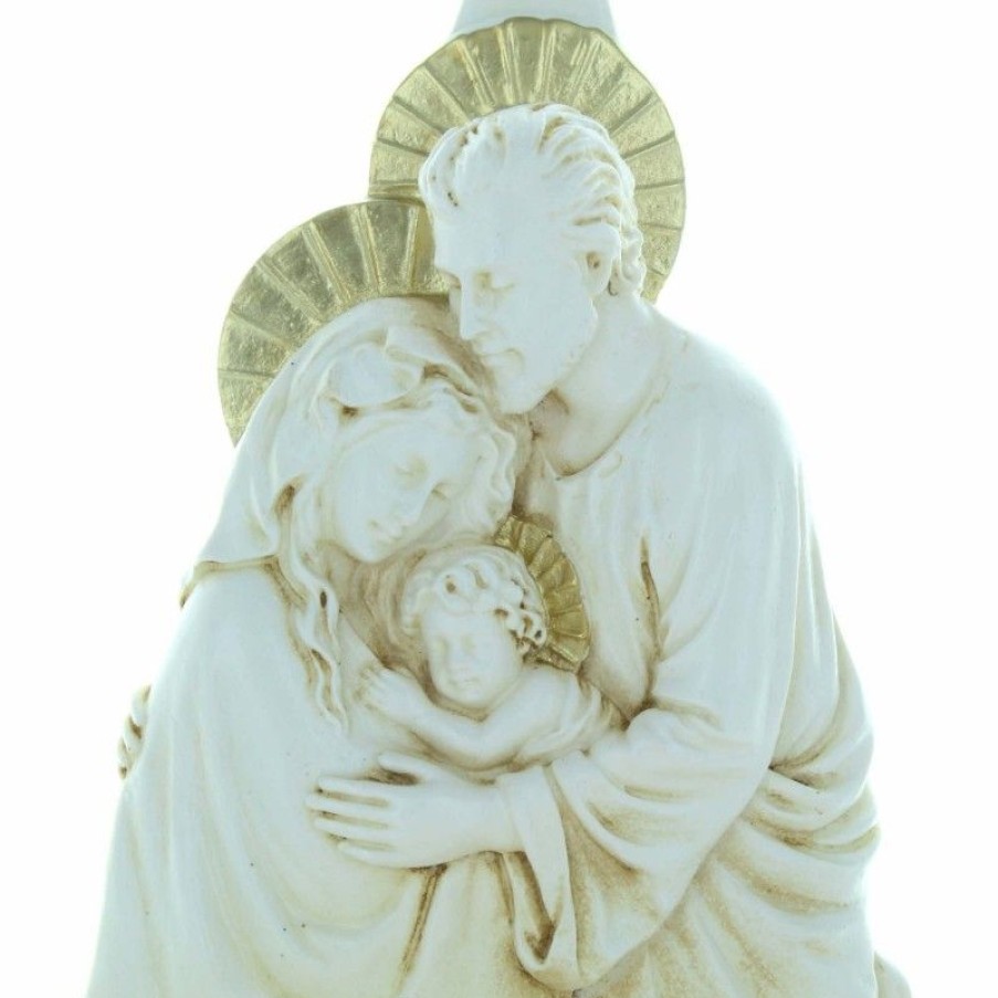 Palais du Rosaire Benitier | Benitier De La Sainte Famille En Resine 20Cm
