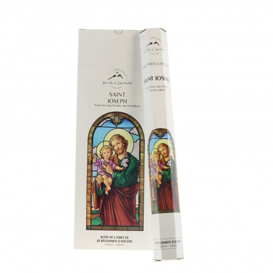 Palais du Rosaire Encens En Batonnets | 120 Batonnets D'Encens De Saint Joseph Et Une Priere