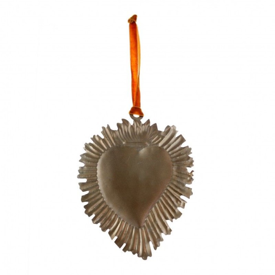 Palais du Rosaire Cadre Religieux | Ex-Voto Coeur A Suspendre 20 Cm