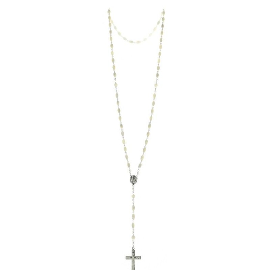 Palais du Rosaire Chapelet Nacre | Chapelet Argente En Nacre Veritable