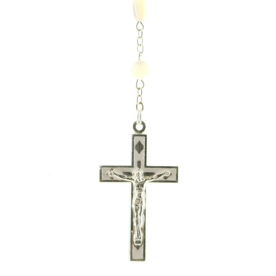 Palais du Rosaire Chapelet Nacre | Chapelet Argente En Nacre Veritable
