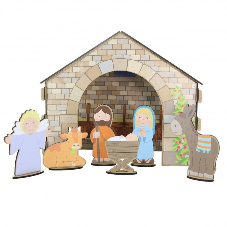 Palais du Rosaire Creche | Creche De Noel A Fabriquer Soi-Meme En Bois
