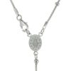 Palais du Rosaire Chapelet Argent | Chapelet En Argent Rhodie Et Coeur Vierge Miraculeuse
