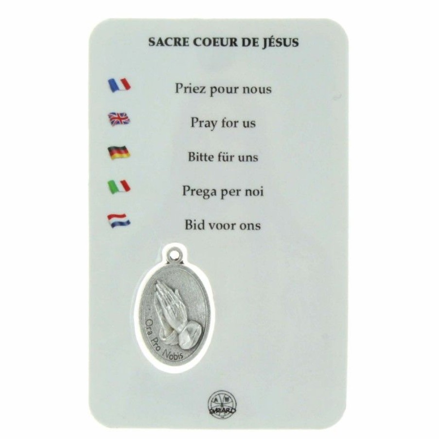 Palais du Rosaire Image Religieuse | Image Religieuse Sacre Coeur De Jesus Avec Une Medaille