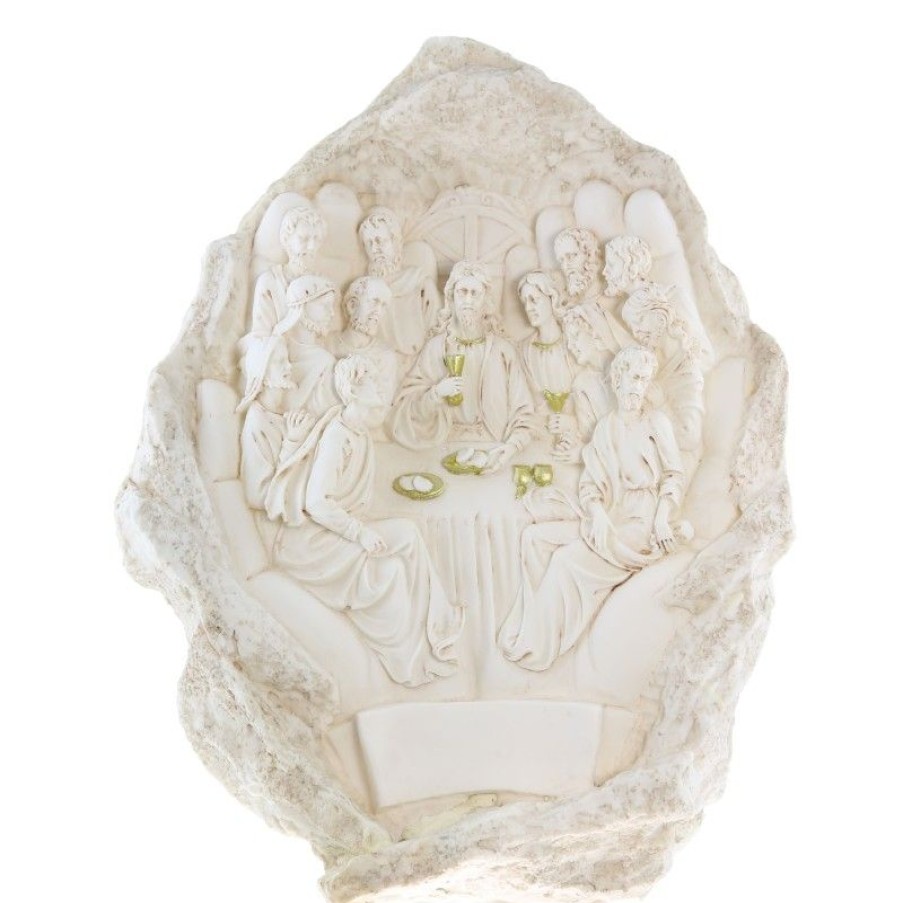 Palais du Rosaire Paques | Cene Du Christ Dans Un Rocher En Forme De Mains 29Cm