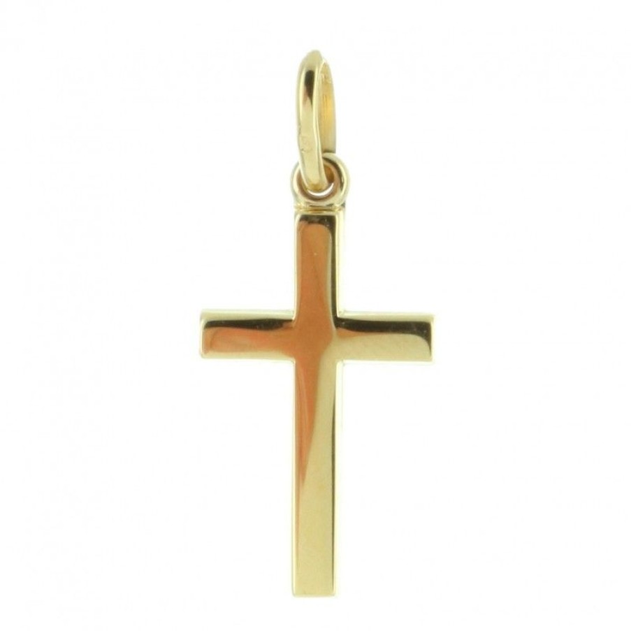 Palais du Rosaire Medaille Et Croix Plaque Or | Pendentif Croix Plaque Or