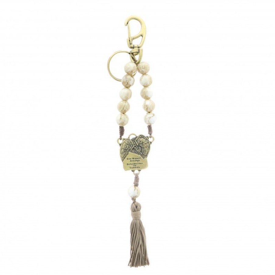 Palais du Rosaire Chapelet Dizainier | Chapelet Dizainier Saint Michel En Metal Dore