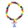 Palais du Rosaire Bracelet Dizainier | Bracelet Enfant Avec Grains En Bois Colores