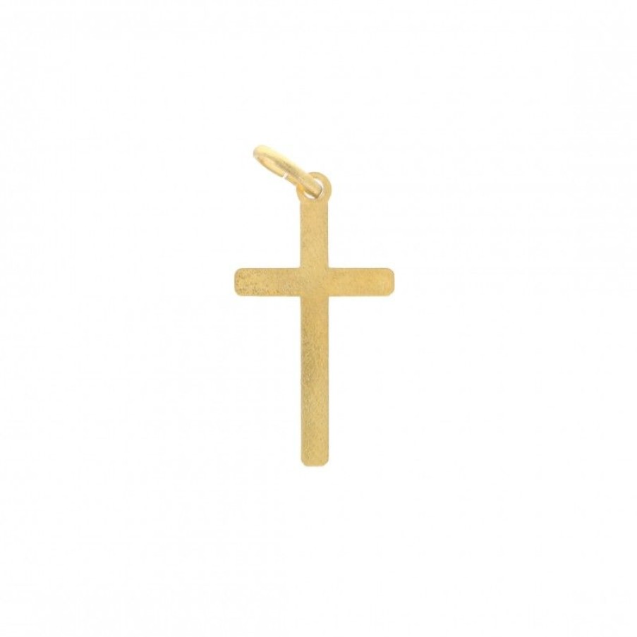 Palais du Rosaire Medaille Et Croix Metal | Croix Stylise En Metal Dore