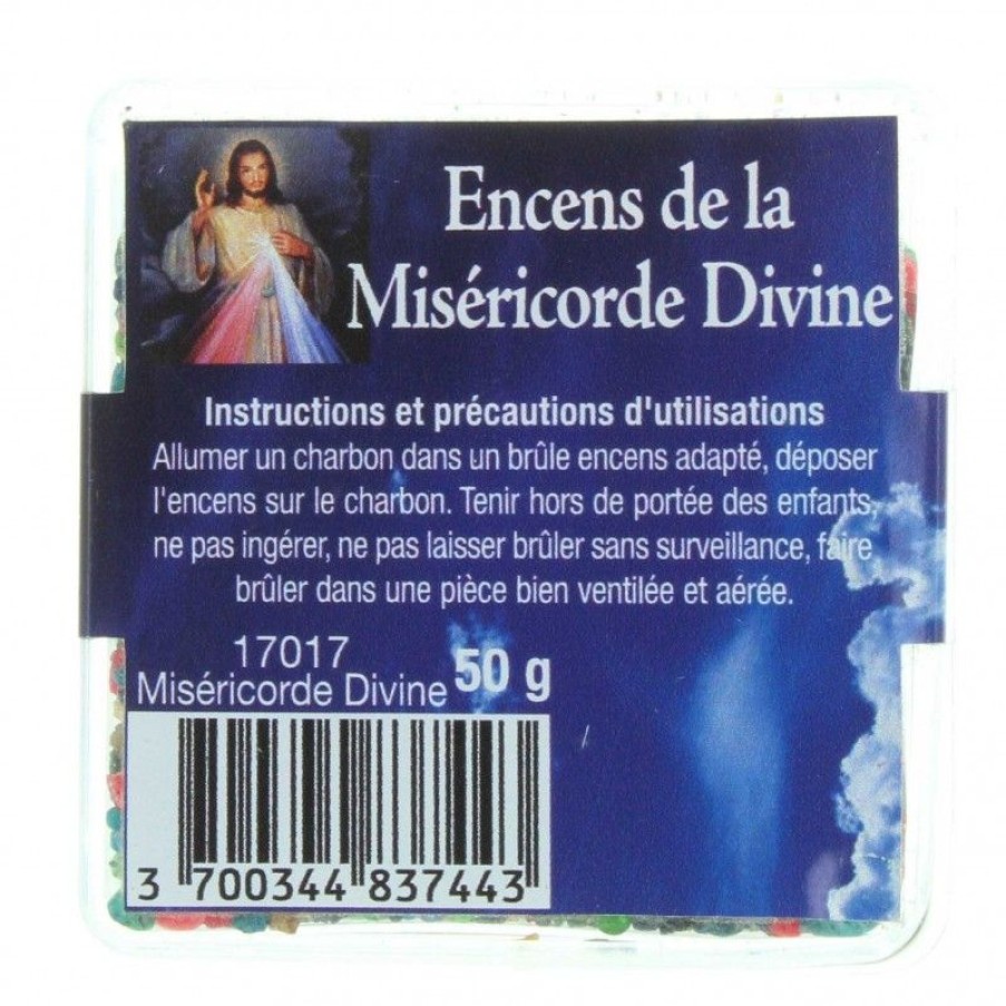 Palais du Rosaire Encens En Grains | Encens Religieux En Grains Du Christ Misericordieux, 50Gr