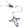 Palais du Rosaire Chapelet Verre | Chapelet De Marie Qui Defait Les Noeuds En Verre Avec La Croix De La Mater Dolorosa