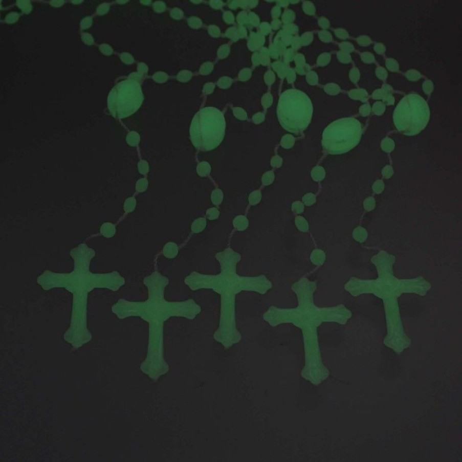 Palais du Rosaire Chapelet Lumineux | Lot De 4 Chapelets Lumineux En Plastique