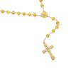 Palais du Rosaire Chapelet Plaque Or | Chapelet Plaque Or Avec Grains En Ambre