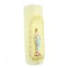 Palais du Rosaire Bougie Decorative | Bougie Notre Dame De Lourdes En Relief 7X19Cm