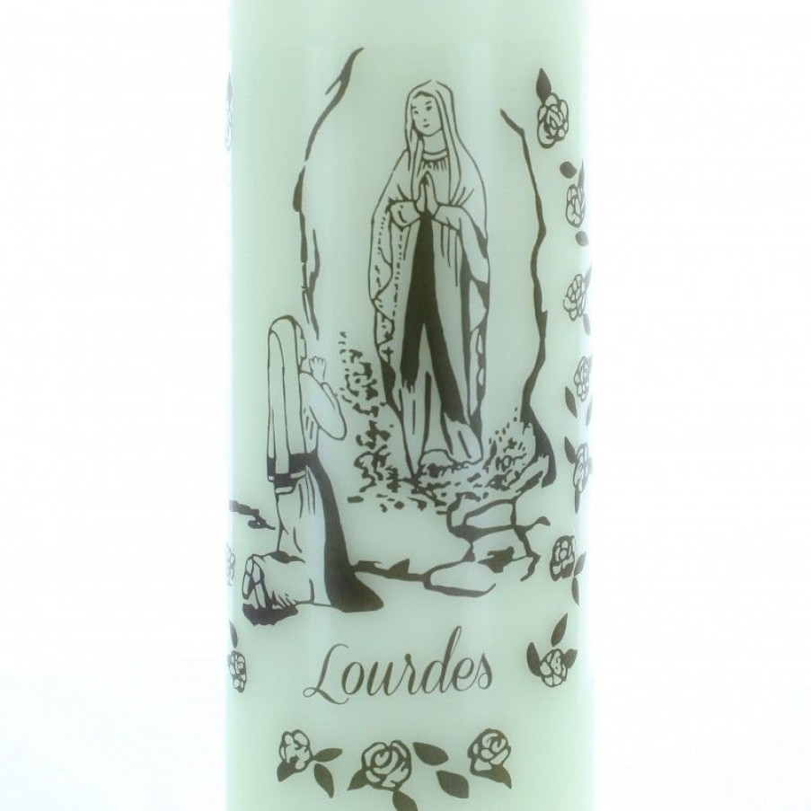 Palais du Rosaire Bougie Decorative | Bougie Apparition De Lourdes