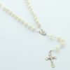 Palais du Rosaire Chapelet Argent | Chapelet En Argent Avec Grains En Nacre