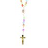 Palais du Rosaire Chapelet Corde | Chapelet En Corde Avec Grains Multicolor