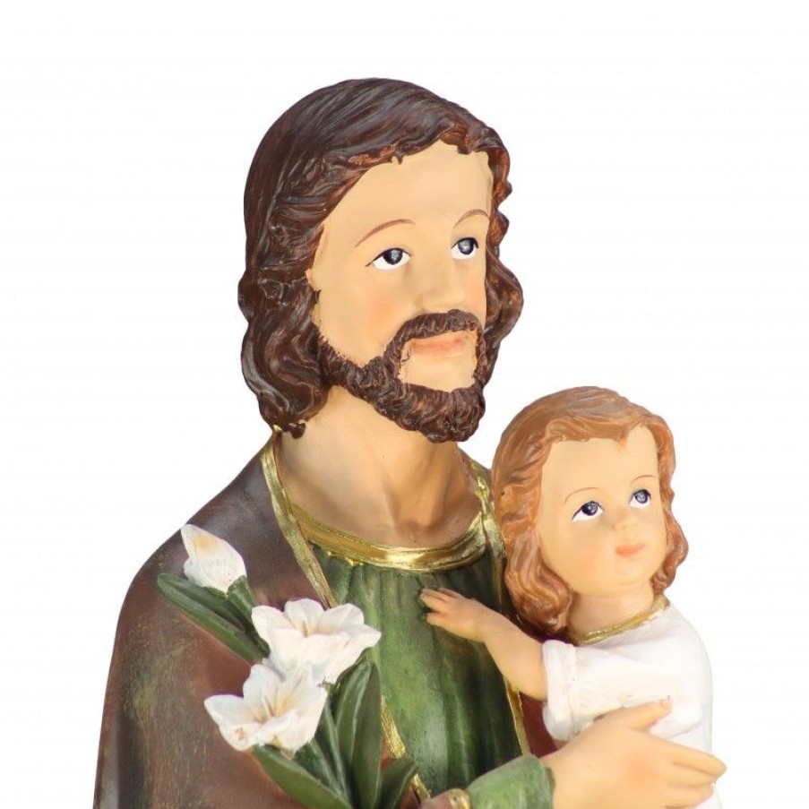 Palais du Rosaire Statue De Saint Joseph | Statue En Resine De Saint Joseph De 60Cm