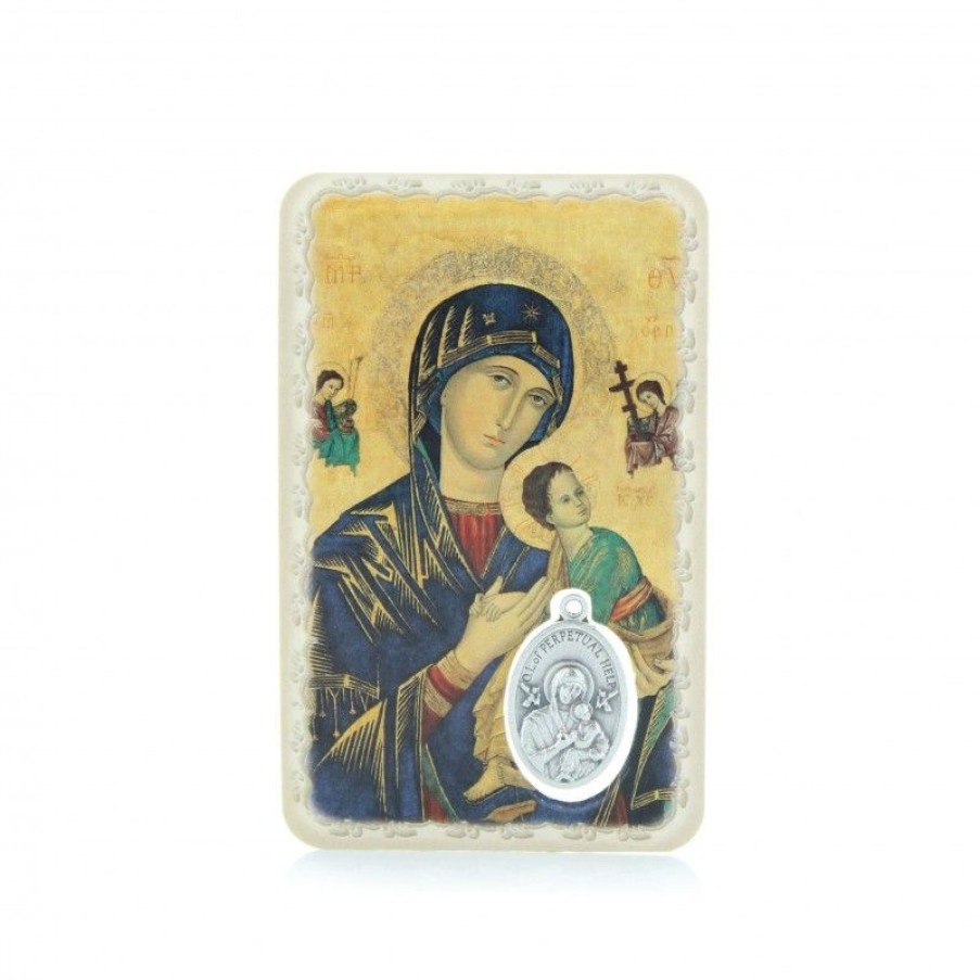 Palais du Rosaire Image Religieuse | Image Religieuse De Notre Dame Du Perpetuel Secours Avec Medaille
