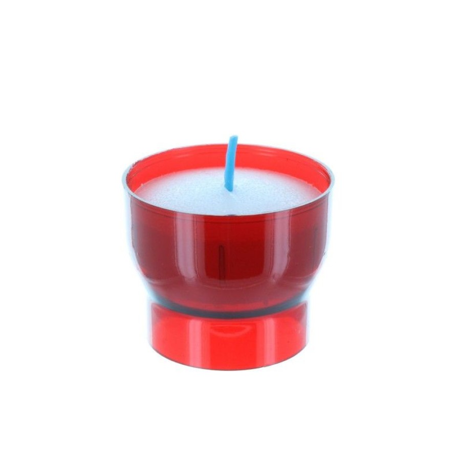 Palais du Rosaire Bougie Votive | Lot De 2 Bougie Votive Rouge 4 Cm Duree 6H