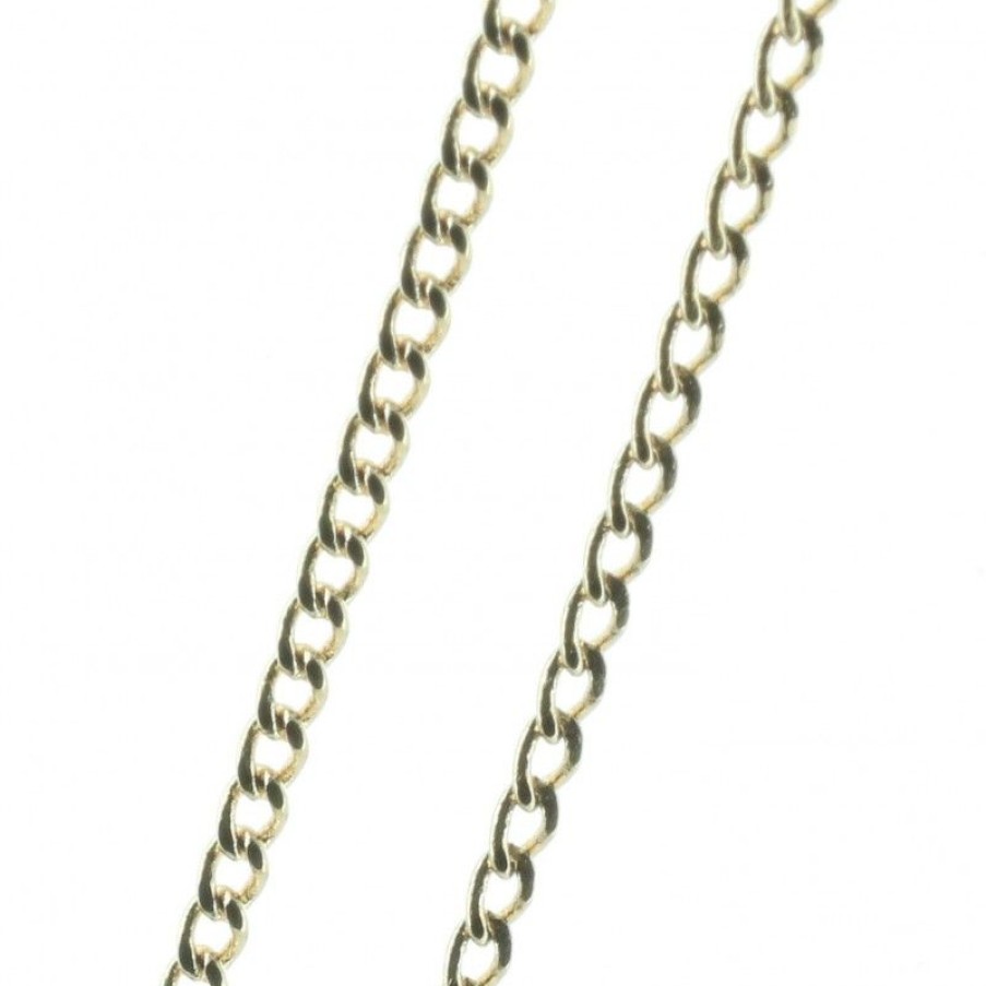 Palais du Rosaire Collier En Plaque Or | Chaine Plaque Or 45 Cm