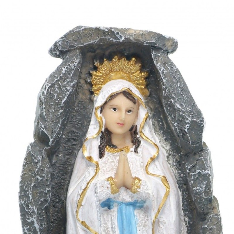 Palais du Rosaire Statue Lumineuse | Statue Lumineuse De L'Apparition De Lourdes En Resine 21Cm