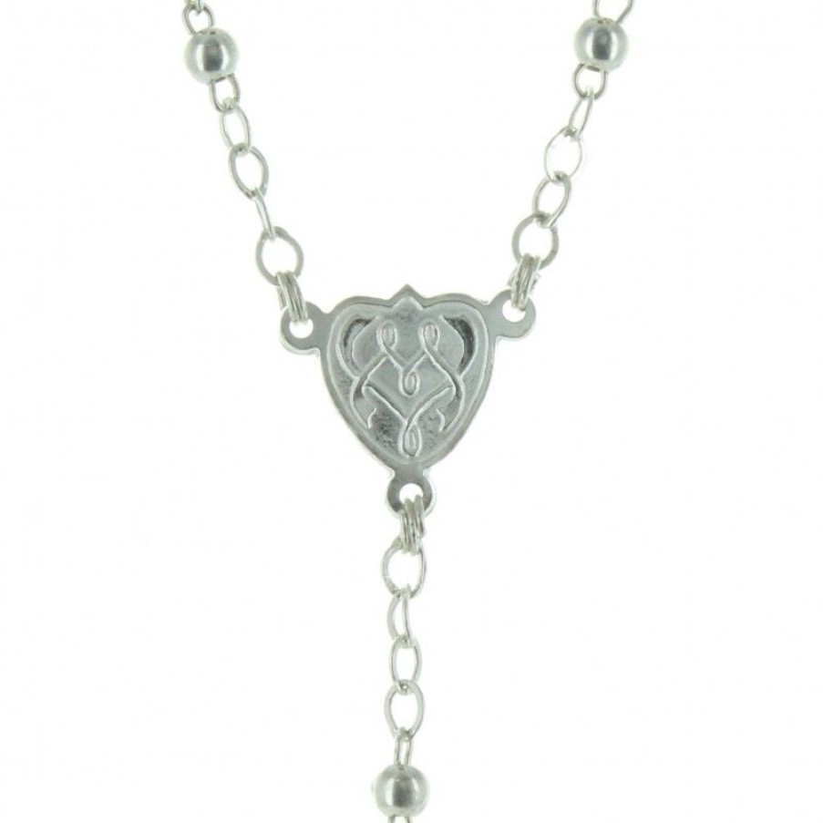 Palais du Rosaire Chapelet Argent | Chapelet De Lourdes En Argent Et Grains De 3,5Mm