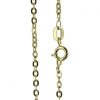 Palais du Rosaire Collier En Or | Chaine En Or 55 Cm Avec Forcat Clair Miroir
