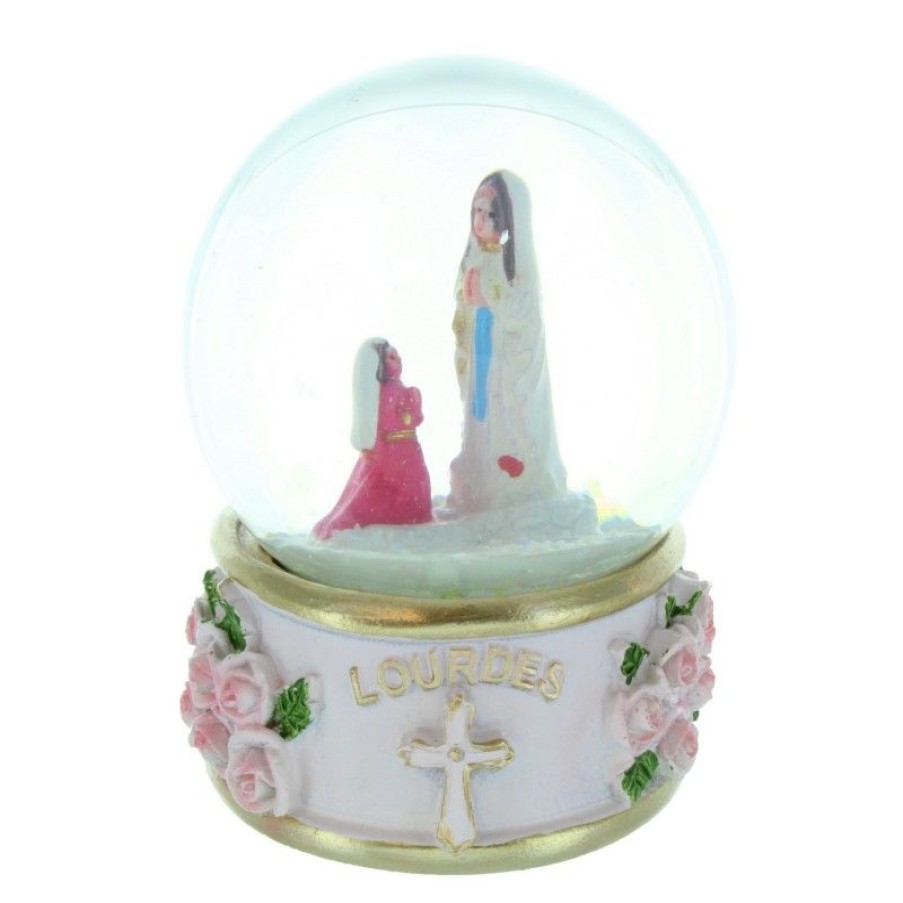 Palais du Rosaire Boule A Neige | Boule A Neige Avec L'Apparition De Lourdes