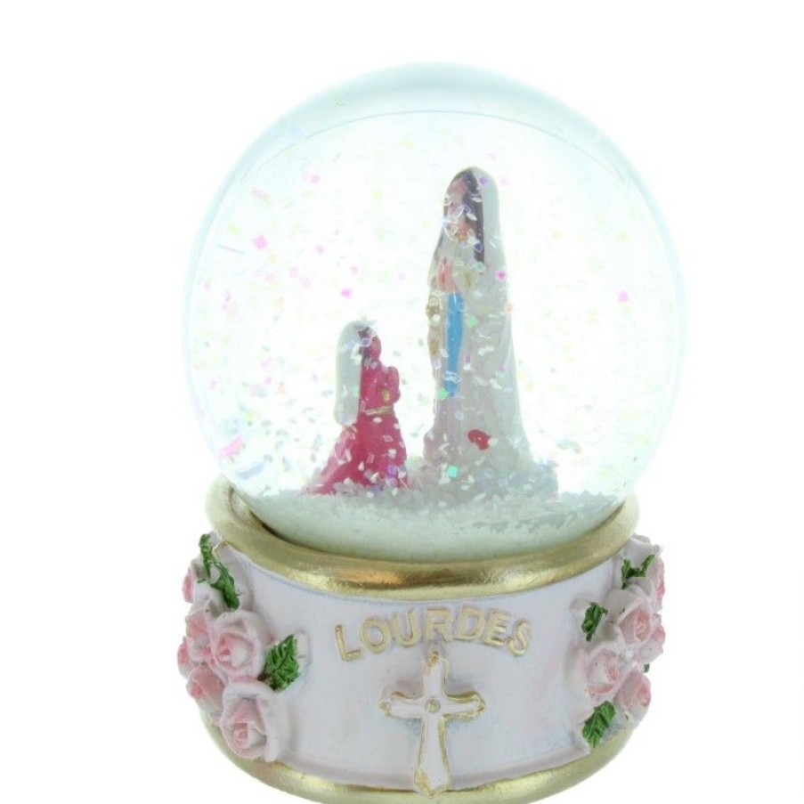 Palais du Rosaire Boule A Neige | Boule A Neige Avec L'Apparition De Lourdes