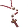 Palais du Rosaire Chapelet Bois | Chapelet De Marie Qui Defait Les Noeuds En Corde Avec Pater Ovale