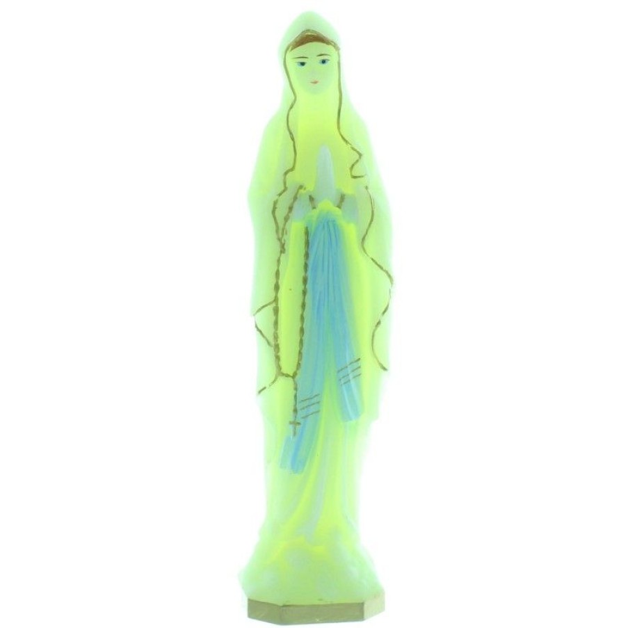 Palais du Rosaire Statue Lumineuse | Statue Lumineuse De La Vierge Marie De Lourdes En Resine 16Cm