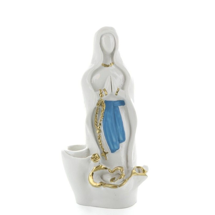 Palais du Rosaire Statue De Notre Dame De Lourdes | Statue Stylisee De Notre Dame De Lourdes En Resine